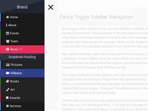 Bootstrap 5 Sidebar Menu with Submenu Collapse/Hover Tutorial Demo ...