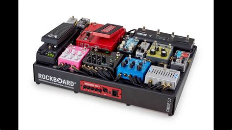 The new 2018 RockBoard Series Pedalboard - YouTube