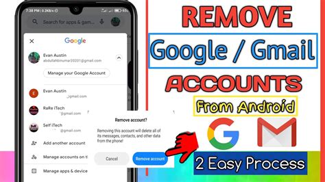 How to Remove Google Account From Android Phone in 2024 - YouTube