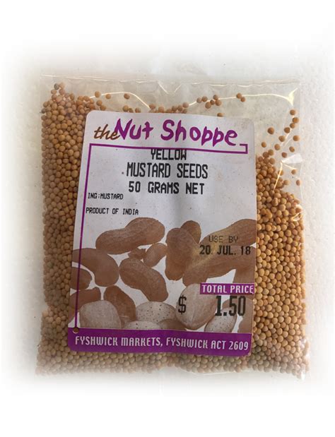 yellow mustard seeds – The Nut Shoppe