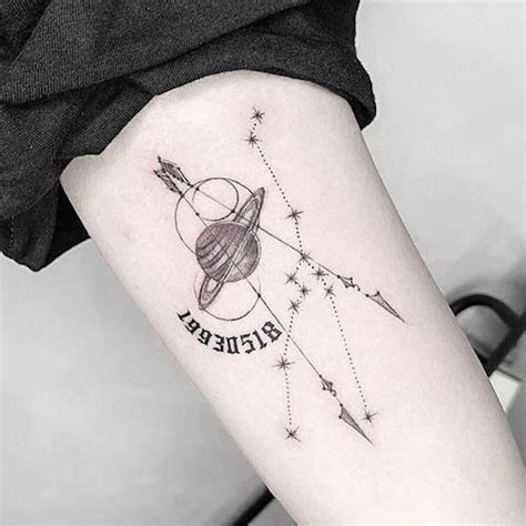 Taurus Constellation Wrist Tattoo