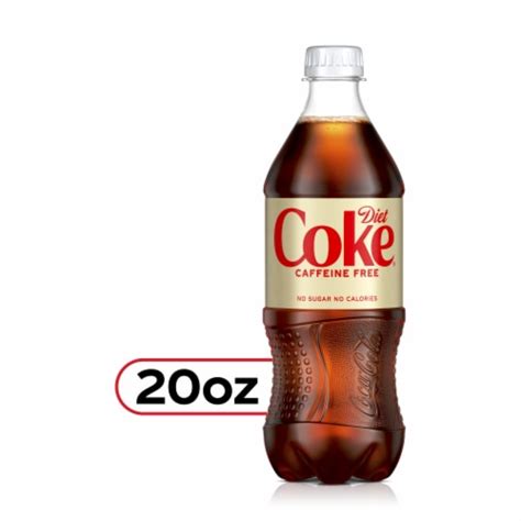 Diet Coke® Caffeine Free Zero Sugar Soda Bottle, 20 fl oz - Kroger