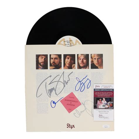 Styx "Crystal Ball" Vinyl Record Album Signed by (4) with Tommy Shaw ...