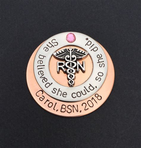 Personalized Nursing Pin / RN Pin / Nursing Student / Nursing - Etsy