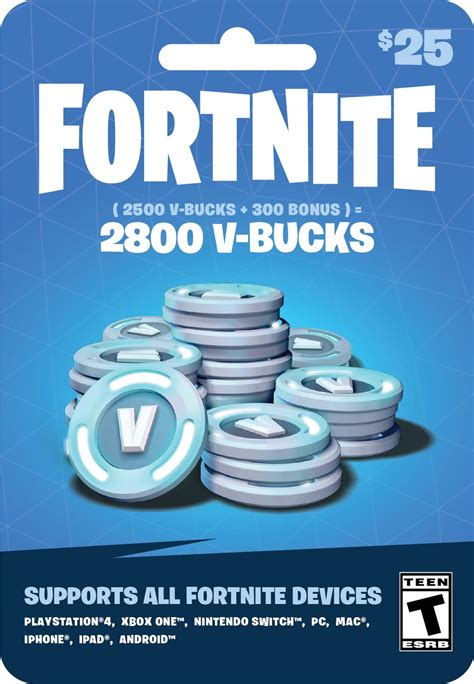 Fortnite V-Bucks Gift Card (redeem At Fortnite.com/vbuckscard) | Digital Market News