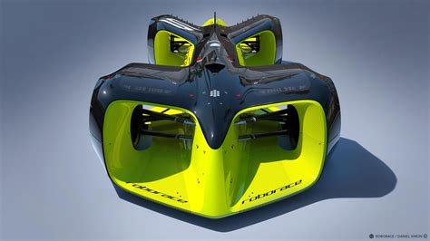 Roborace Concept by Daniel Simon - front view - Car Body Design