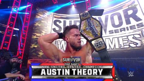 Austin Theory wins the United States Championship at Survivor Series