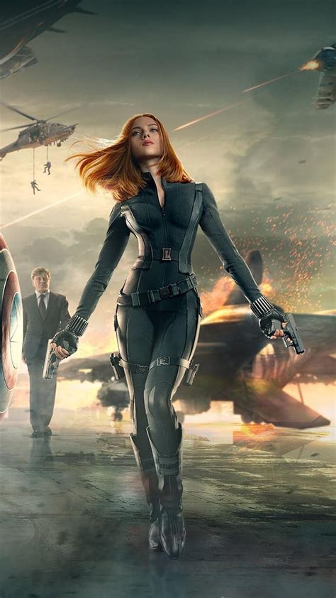 Black Widow (Scarlett Johansson) is so hot!! Click to save more Avenger：Endgame wallpaper | Kara ...