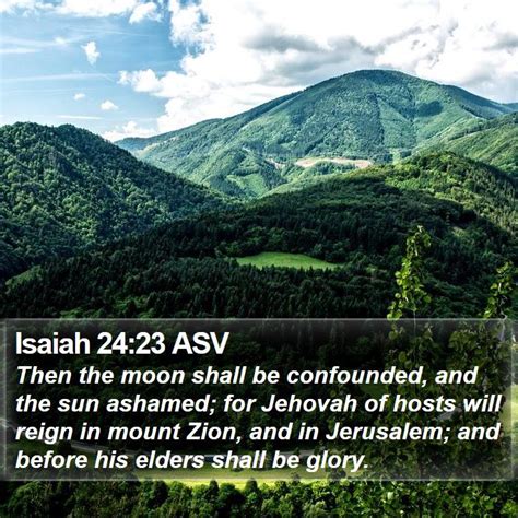 Isaiah 24 Scripture Images - Isaiah Chapter 24 ASV Bible Verse Pictures