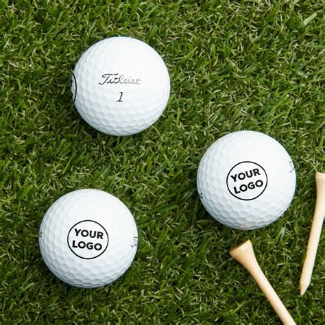 Custom Business Logo Premium Golf Balls | Zazzle