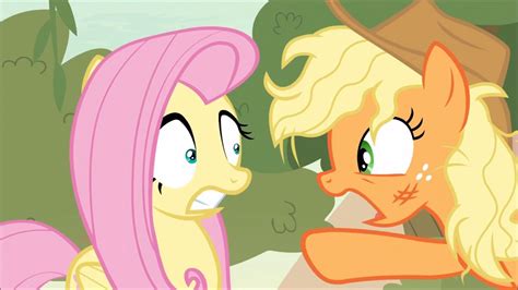 Fluttershy yelling at Applejack - YouTube