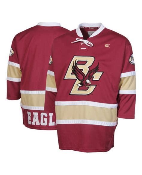 Youth Under Armour Boston College Eagles Gold Custom Hockey Jersey