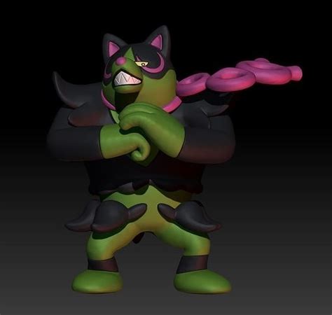 Pokemon Okidogi 3D model 3D printable | CGTrader