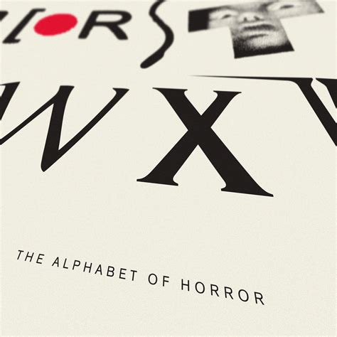 Alphabet of Horror - A-Z of Horror Print