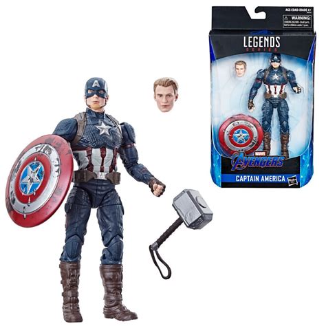 Avengers Endgame Marvel Legends Captain America Worthy 6-Inch Action Figure - Exclusive