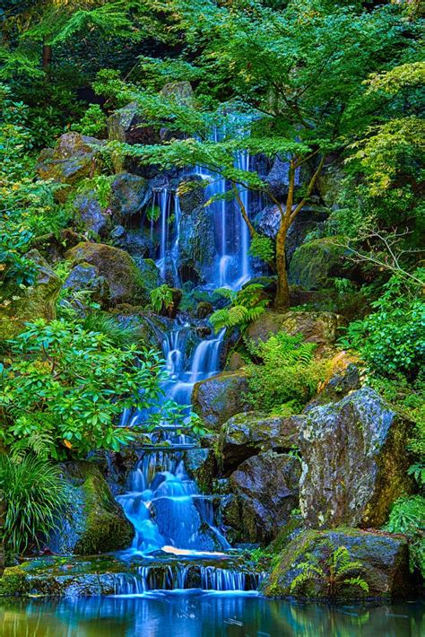 The Waterfalls of the Portland Japanese Garden by William Dodd on 500px | Beautiful waterfalls ...