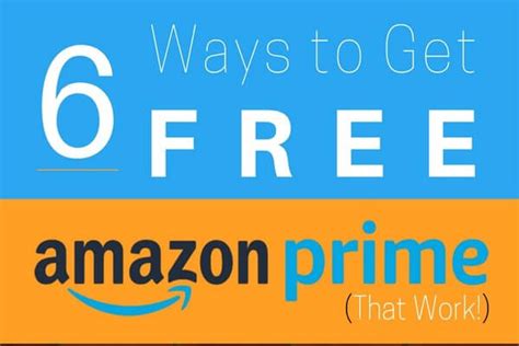 6 Smart Ways to Get Amazon Prime for Free (Not Forever but #4 May Get ...