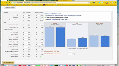 Understanding the FBA Calculator For Amazon Selling - YouTube