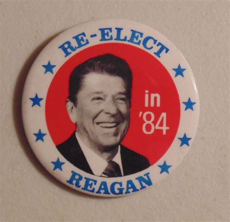 Ronald Reagan 1984 campaign pin button political -- Antique Price Guide ...