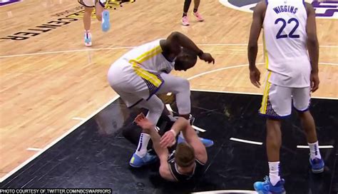 Draymond Green requests X-ray on right ankle; Sabonis blamed