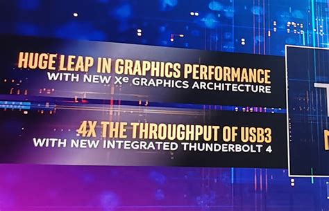 Thunderbolt 4 laptops with Xe dGPU-level graphics teased with Intel Tiger Lake 10+ nm hardware