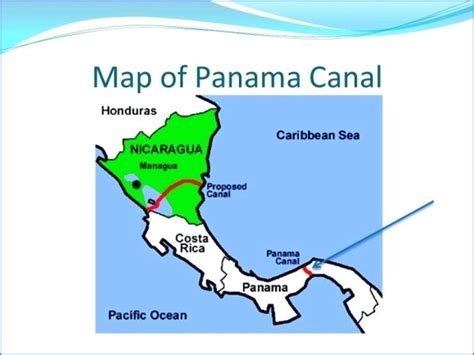 Panama Canal Map - ToursMaps.com