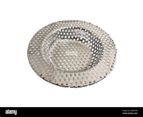 Sewer lid in the bathroom on white background Stock Photo - Alamy