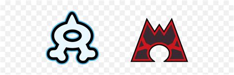 Team Aqua Und Magma - Pokemon Team Aqua Logo Png,Team Magma Logo - free transparent png images ...