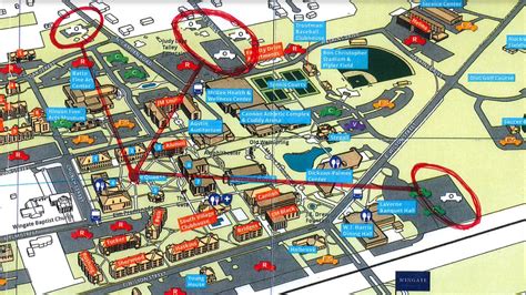 Wingate University Campus Map - Map Of Rose Bowl