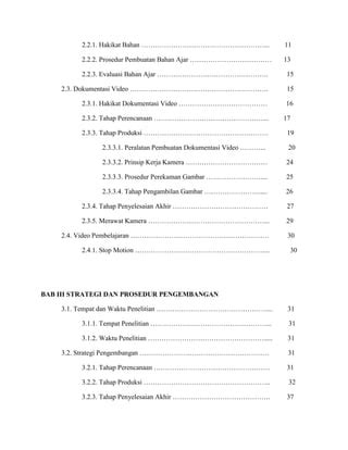 Daftar isi dan lampiran | PDF