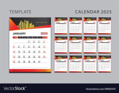 Large Wall Calendar 2025 With Holidays - Con Rubetta