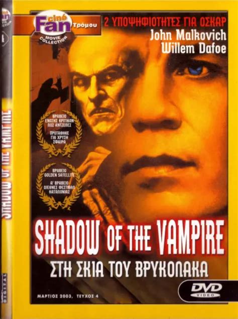 SHADOW OF THE Vampire (John Malkovich, Willem Dafoe) ,R2 Dvd EUR 12,15 - PicClick FR