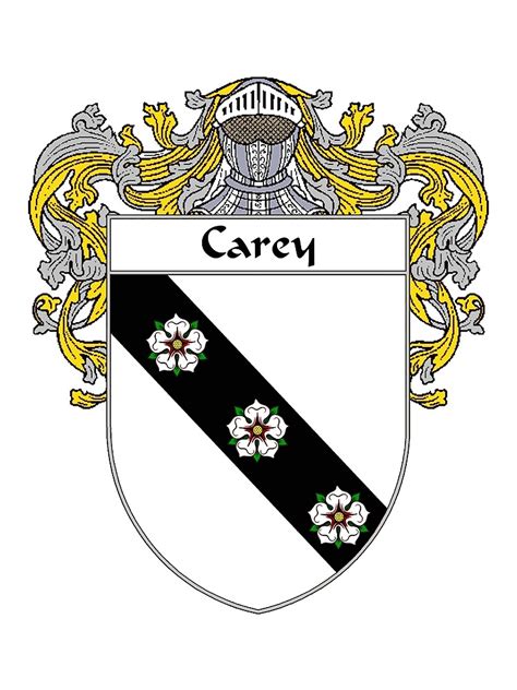 "Carey Coat of Arms/Family Crest" Framed Art Print for Sale by IrishArms | Redbubble