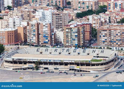 Stadium in Cartagena, Spain Editorial Stock Photo - Image of stadium ...