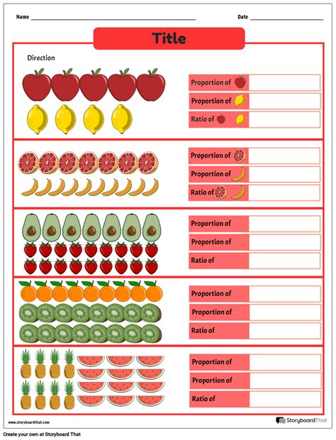 Free Proportions Worksheets: Printable Ideas - Worksheets Library