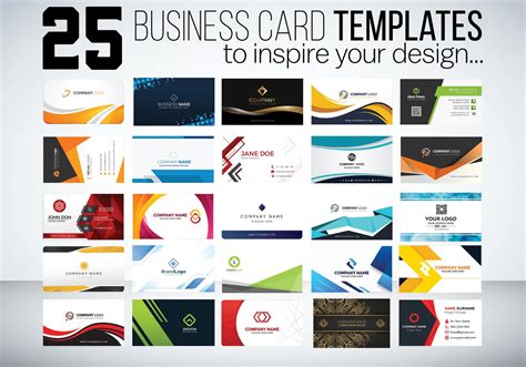 Free Editable Printable Business Card Templates