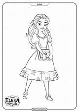 Disney Princess Elena Coloring Pages  Bellajapapu sketch template
