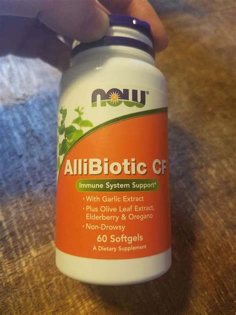 AlliBiotic CF, an all natural "antibiotic" that worked really well for me. Garlic Extract ...