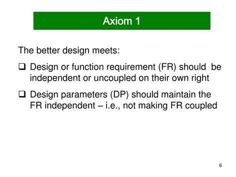 PPT - Axiomatic Design Theory PowerPoint Presentation, free download - ID:6851783