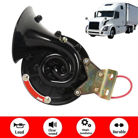 Willstar Loud 300DB 12V Truck Car Horn Electric Air Horn Snail Horn ...