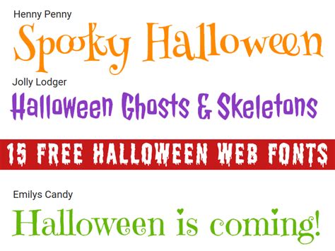 Spooky Fonts