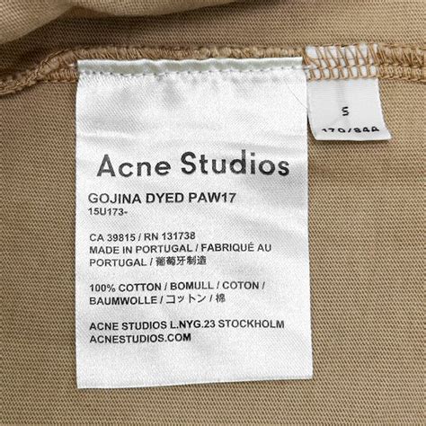 Acne Studios Acne Studios Neckline Logo T-Shirt | Grailed