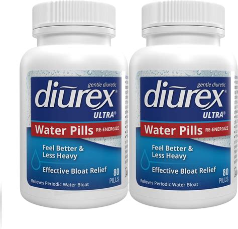 Amazon.com : Diurex Ultra Re-Energizing Water Pills - Relieve Water ...