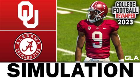 Oklahoma vs. Alabama Simulation | NCAA 14 College Football Revamped ...