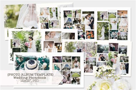 Wedding Photobook Template By The Seventh Desire | TheHungryJPEG