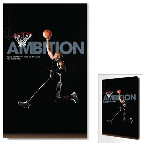 Motivational Art - Ambition Basketball - Motivational Posters