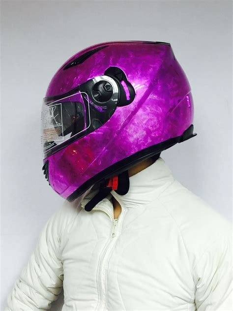 Masei 830 Purple Ice Chrome DOT Arai Helmets Motorcycle Gear, Motorcycle Helmets, Riding Helmets ...