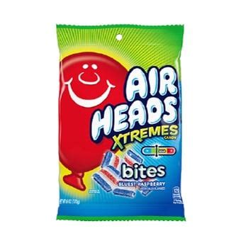 Airhead Xtreme Bites Blue Raspberry Peg Bag 6oz (12 Count) – Pacific ...