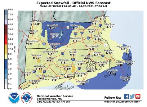 Massachusetts weather: Winter storm watch issued ahead of 4 to 8 inches of snow expected ...