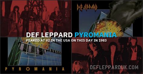 40 Years Ago DEF LEPPARD's PYROMANIA Album At Number 2 In USA